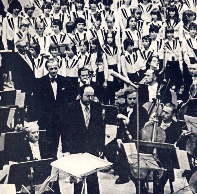Uraufführung der 2. Sinfonie von Peter Herrmann (Sinfonie der Kinder, 1979)