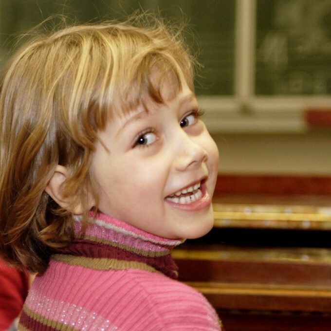 Kinderchor-Proben in der Leipziger Petrischule