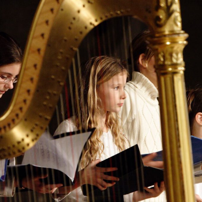 Traditionelles Weihnachtsliedersingen der Schola Cantorum Leipzig in der Peterskirche