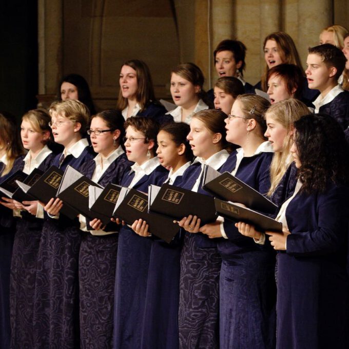 Traditionelles Weihnachtsliedersingen der Schola Cantorum Leipzig in der Peterskirche