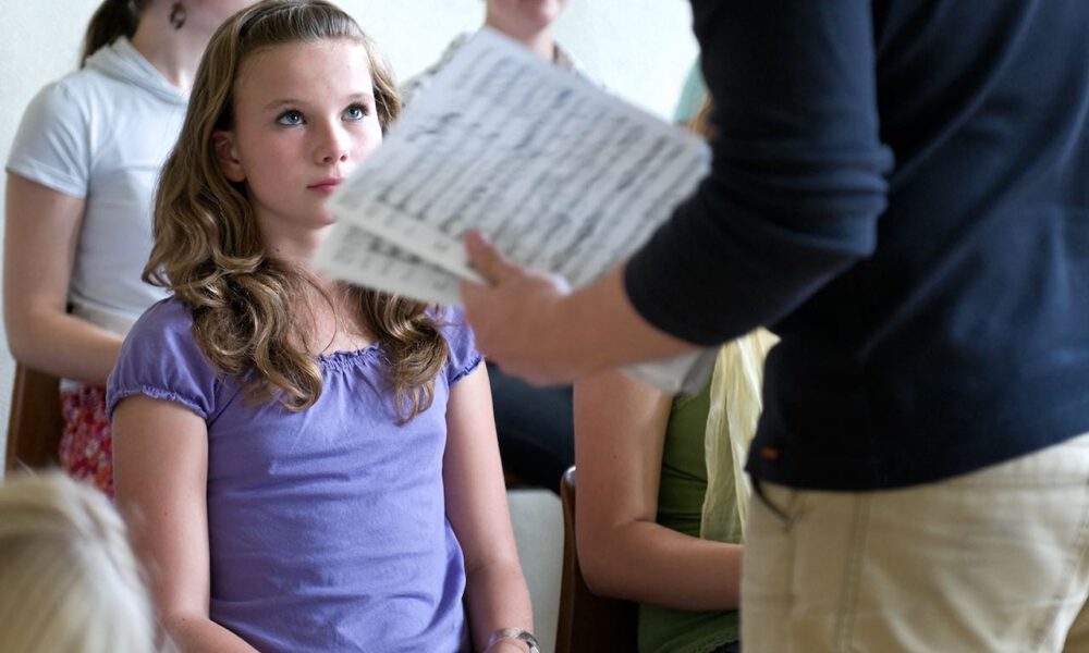 Probe Des Mädchenchores In Der Petrischule Leipzig