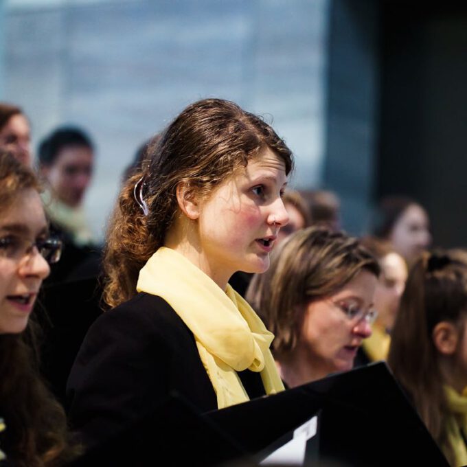 Die Kinder- und Jugendchöre der Stadt singen für Kinder in Not.