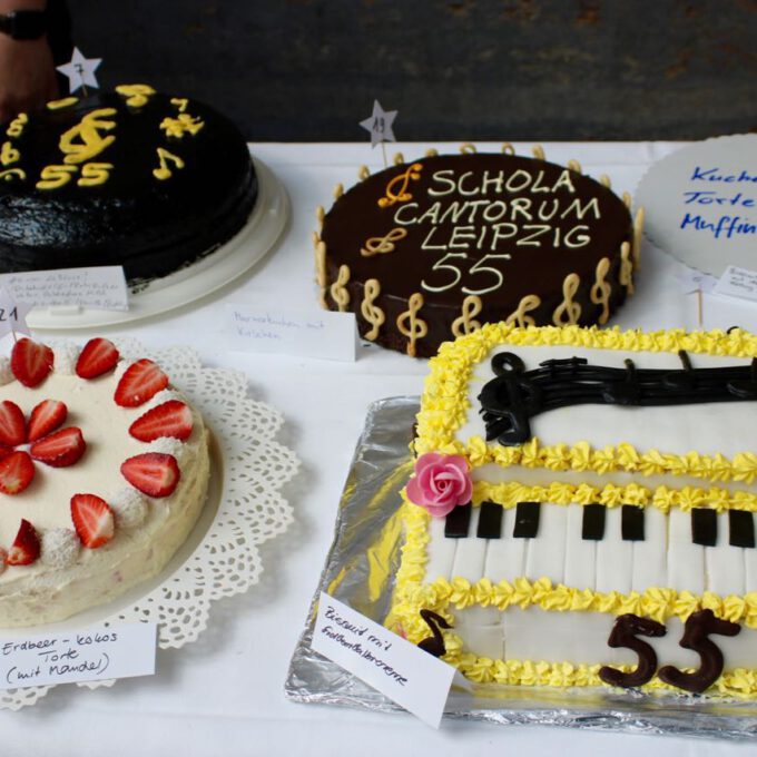 Tortenwettbewerb Im Rahmen Des 55. Jubiläums Der Schola Cantorum Leipzig