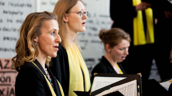 Auftritt Des Mädchen- Und Frauenchores Im Rahmen Des 55. Jubiläums Der Schola Cantorum Leipzig