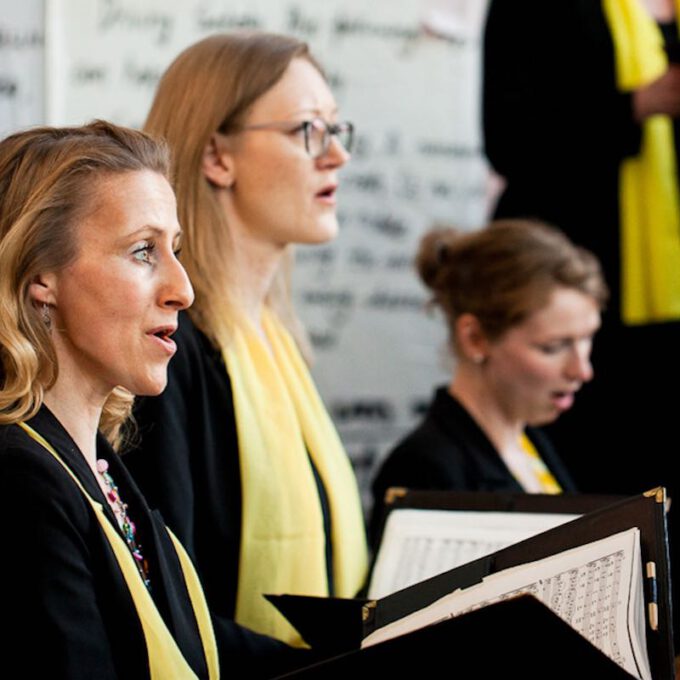 Auftritt Des Mädchen- Und Frauenchores Im Rahmen Des 55. Jubiläums Der Schola Cantorum Leipzig