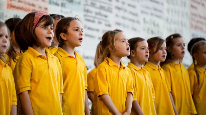 Auftritt der Spatzenchöre im Rahmen des 55. Jubiläums der Schola Cantorum Leipzig