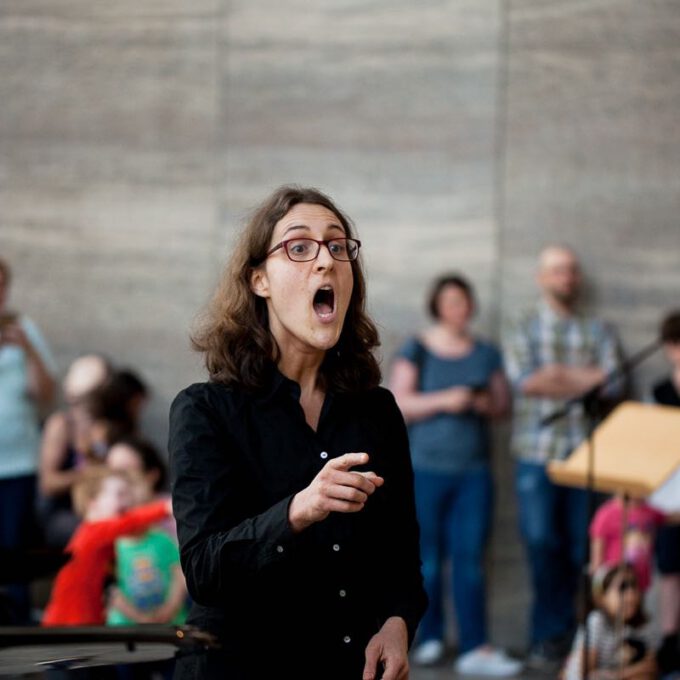 Auftritt Der Vorschulchöre Im Rahmen Des 55. Jubiläums Der Schola Cantorum Leipzig