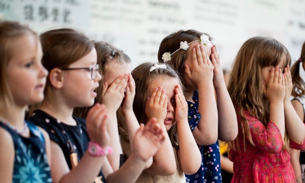 Auftritt Der Vorschulchöre Im Rahmen Des 55. Jubiläums Der Schola Cantorum Leipzig