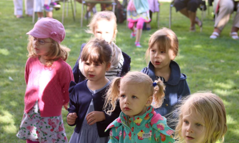 Semesterabschluss der musikalischen Früherziehung am 21. Juni 2018 im Garten des Mendelssohn-Hauses Leipzig