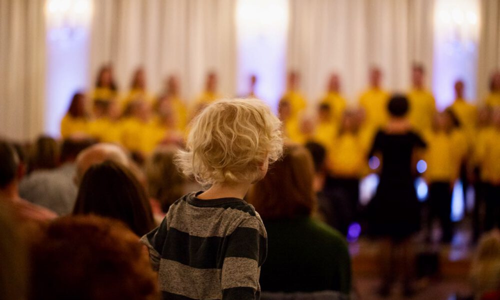 Der Kinderchor der Stadt Leipzig mit traditionellem und modernem Herbstrepertoire in der Alten Börse