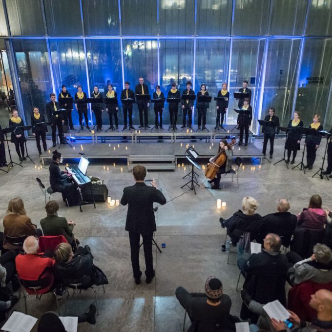 Weihnachtskonzert mit dem Kammerchor der Stadt Leipzig im Museum der bildenden Künste