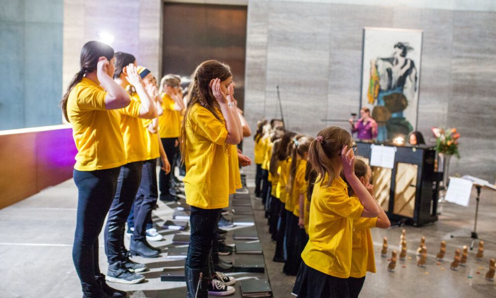 Generalprobe und Frühlingskonzert des Kinderchores der Stadt Leipzig im Museum der bildenden Künste Leipzig