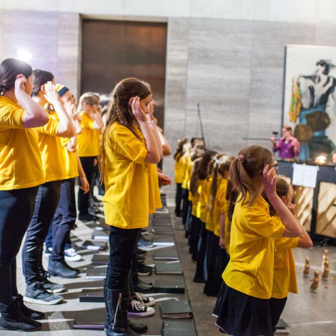 Generalprobe und Frühlingskonzert des Kinderchores der Stadt Leipzig im Museum der bildenden Künste Leipzig