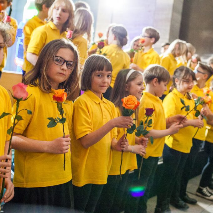 Generalprobe und Frühlingskonzert des Kinderchores der Stadt Leipzig im Museum der bildenden Künste Leipzig