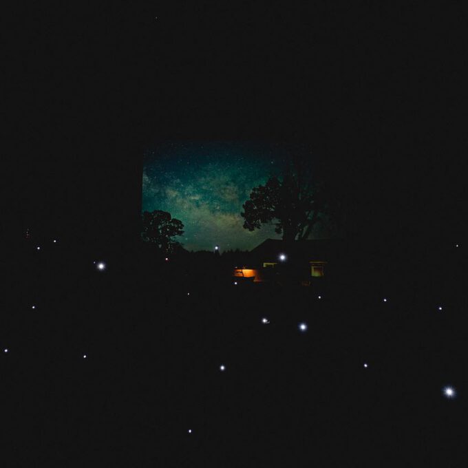 Nachthimmel Mit Sternen In Der Kinderoper "Der Kleine Prinz"