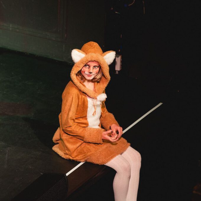Der Fuchs In Der Kinderoper "Der Kleine Prinz"