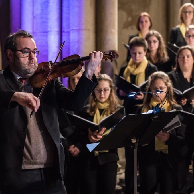 Weihnachtsliedersingen Des Mädchen- Und Frauenchores In Der Leipziger Peterskirche