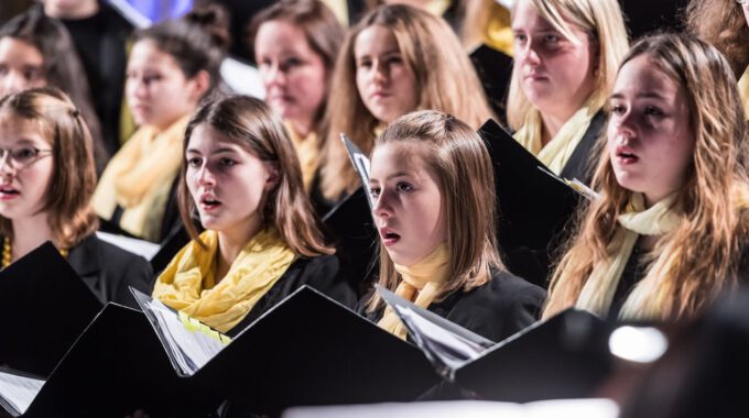 Weihnachtsliedersingen des Mädchen- und Frauenchores in der Leipziger Peterskirche