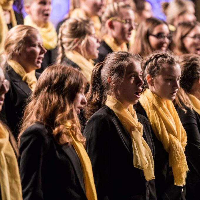 Weihnachtsliedersingen Des Mädchen- Und Frauenchores In Der Leipziger Peterskirche