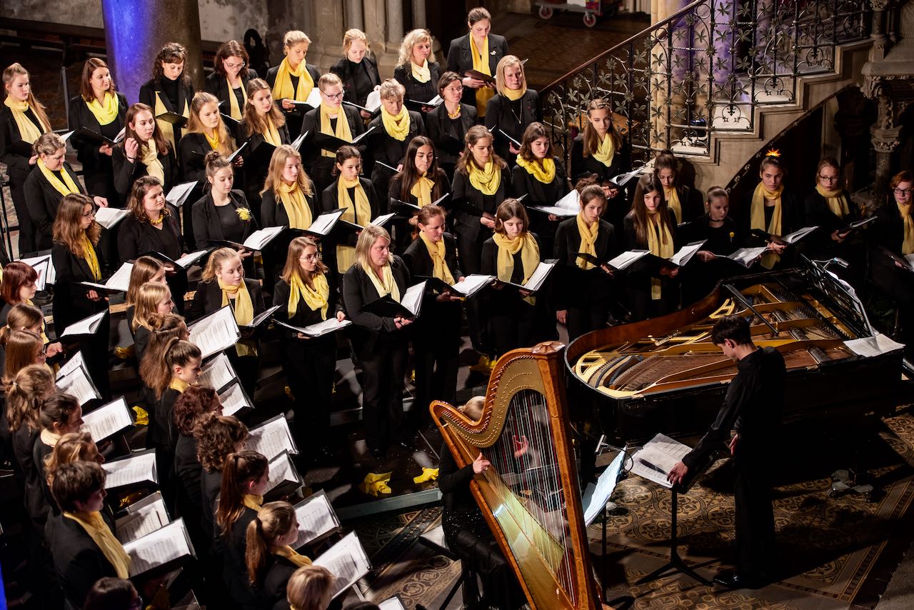 Traditionelles Weihnachtsliedersingen in der Peterskirche Leipzig