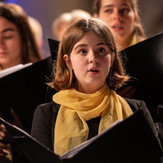 Traditionelles Weihnachtsliedersingen In Der Peterskirche Leipzig