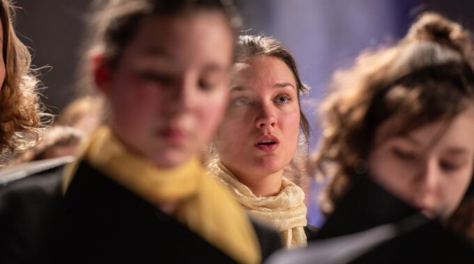 Traditionelles Weihnachtsliedersingen in der Peterskirche Leipzig