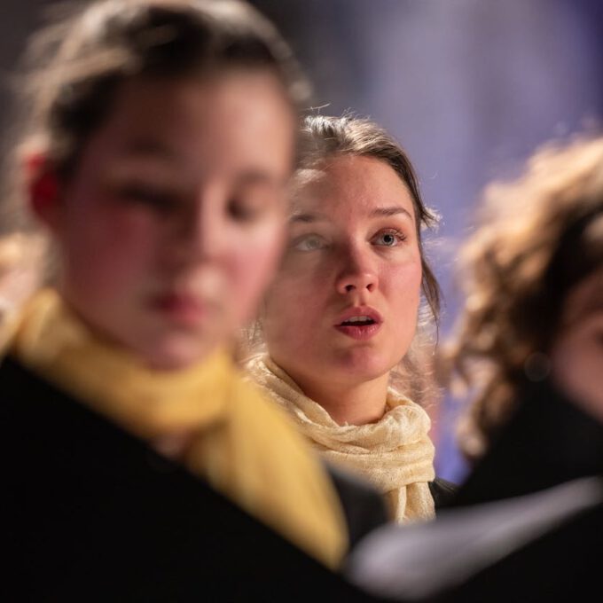 Traditionelles Weihnachtsliedersingen In Der Peterskirche Leipzig