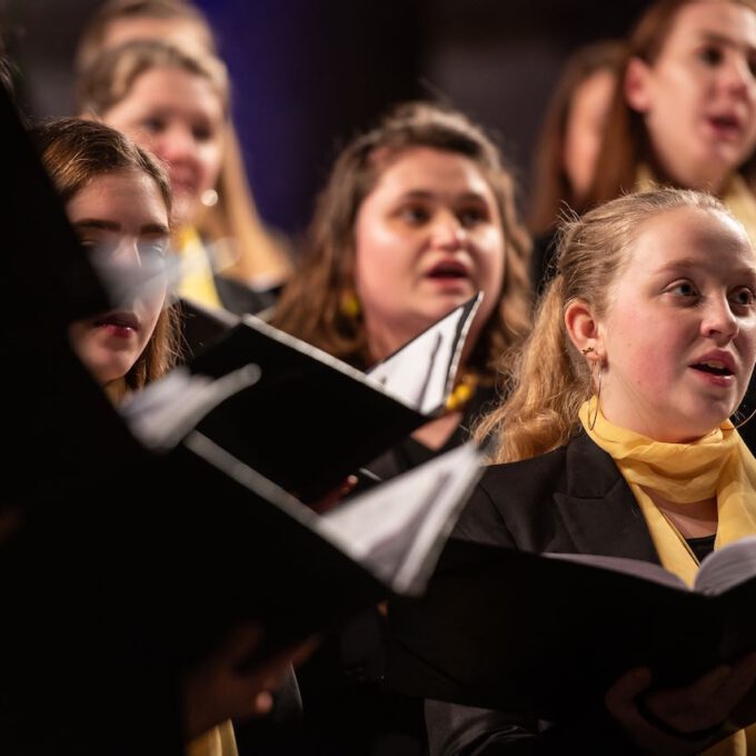 Traditionelles Weihnachtsliedersingen In Der Peterskirche Leipzig