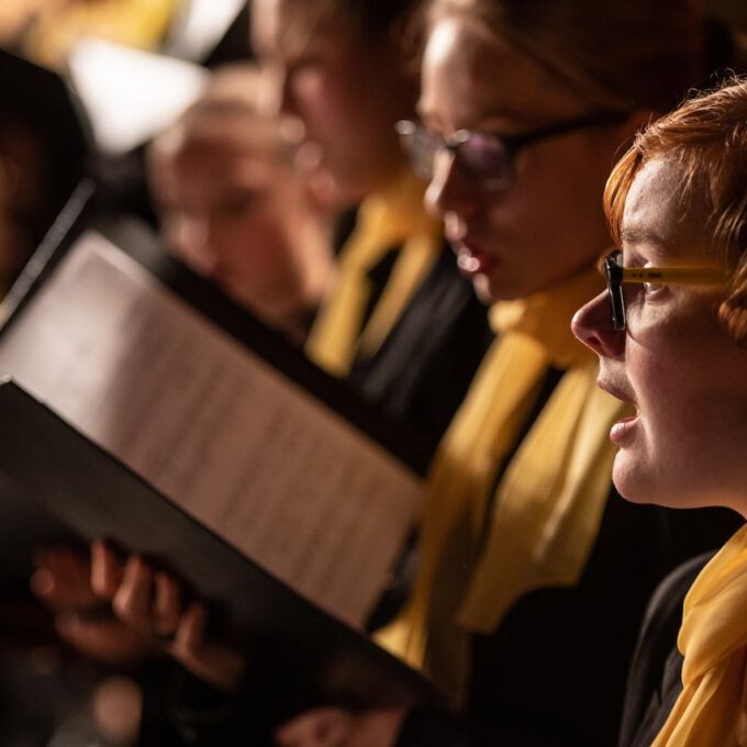 Traditionelles Weihnachtsliedersingen In Der Peterskirche Leipzig