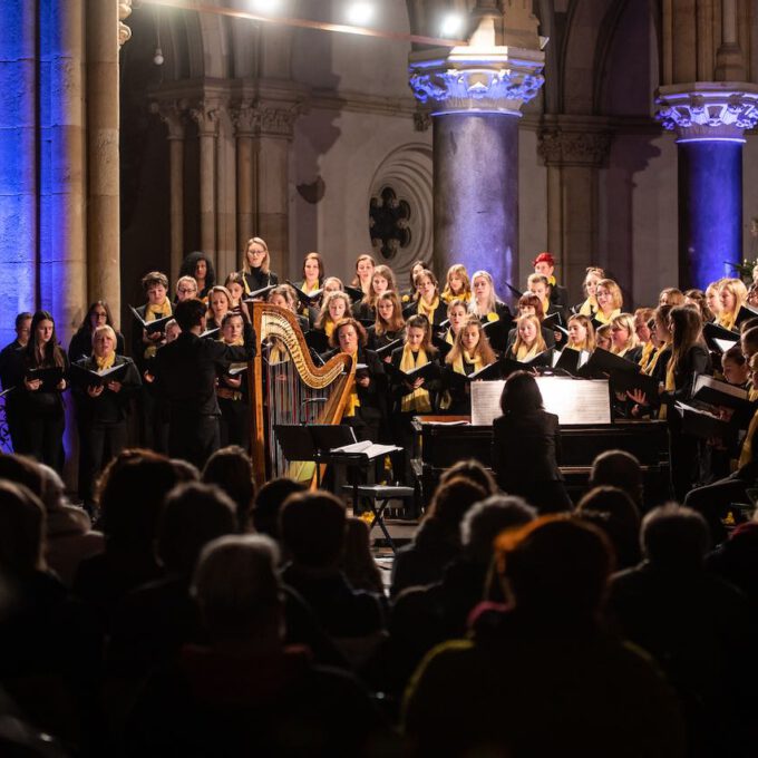 Traditionelles Weihnachtsliedersingen In Der Peterskirche Leipzig