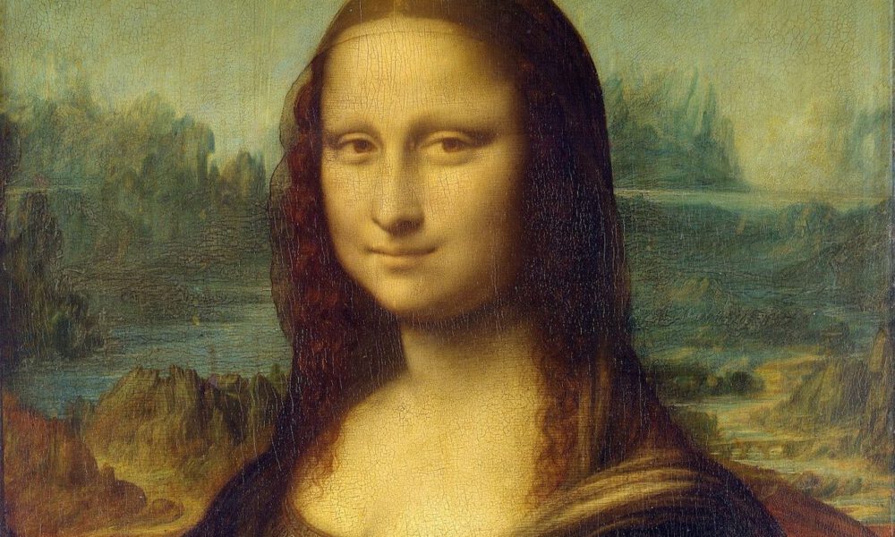 Ausschnitt Aus Da Vincis "Mona Lisa"