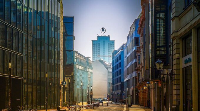 Brühl und Messehochhaus Leipzig