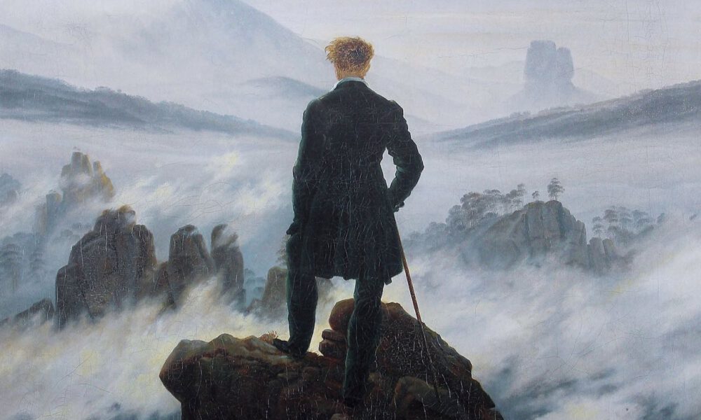 Caspar David Friedrichs Gemälde "Der Wanderer Über Dem Nebelmeer"