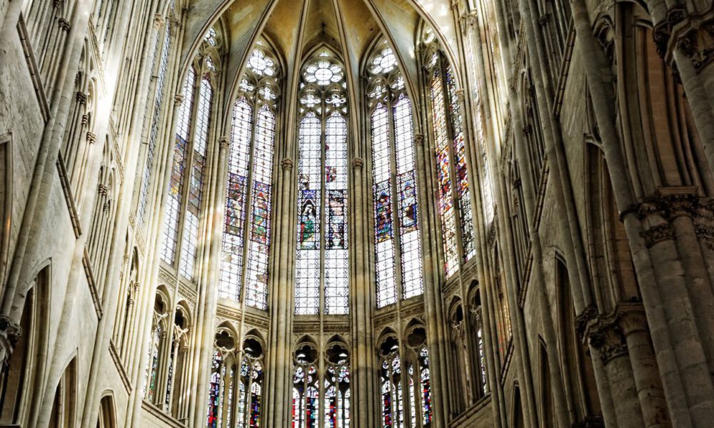 Gothischer Chorraum Der Kathedrale Beauvais