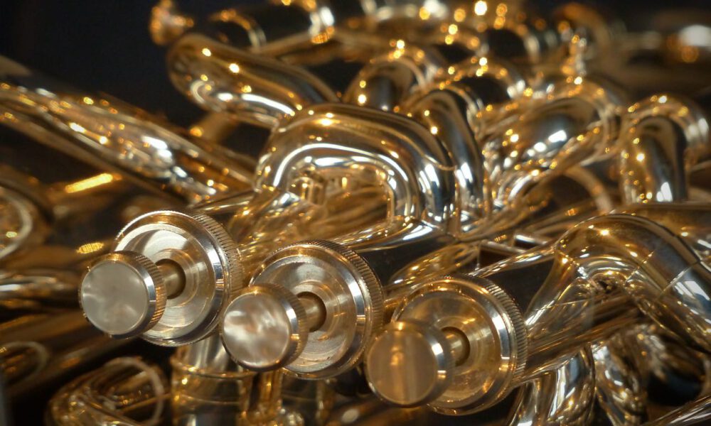 Detailaufnahme eines Euphoniums