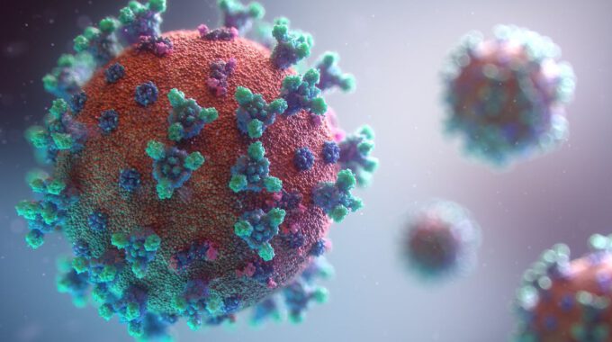 Visualisierung Des Neuartigen Sars-Cov-2-Erregers