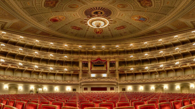 Besucherparkett Der Semperoper Dresden