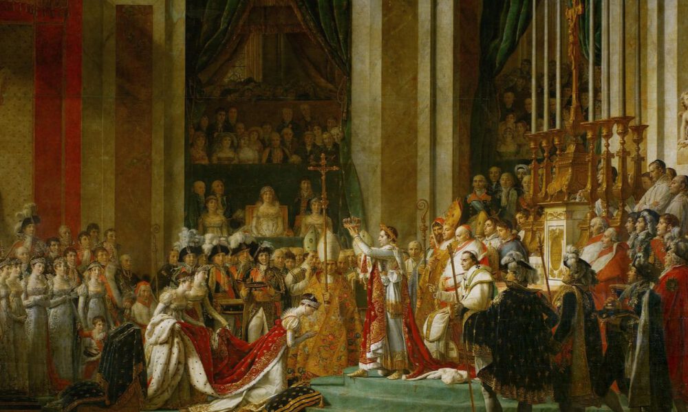 Jacques-Louis Davids Gemälde "Le Sacre de Napoléon"