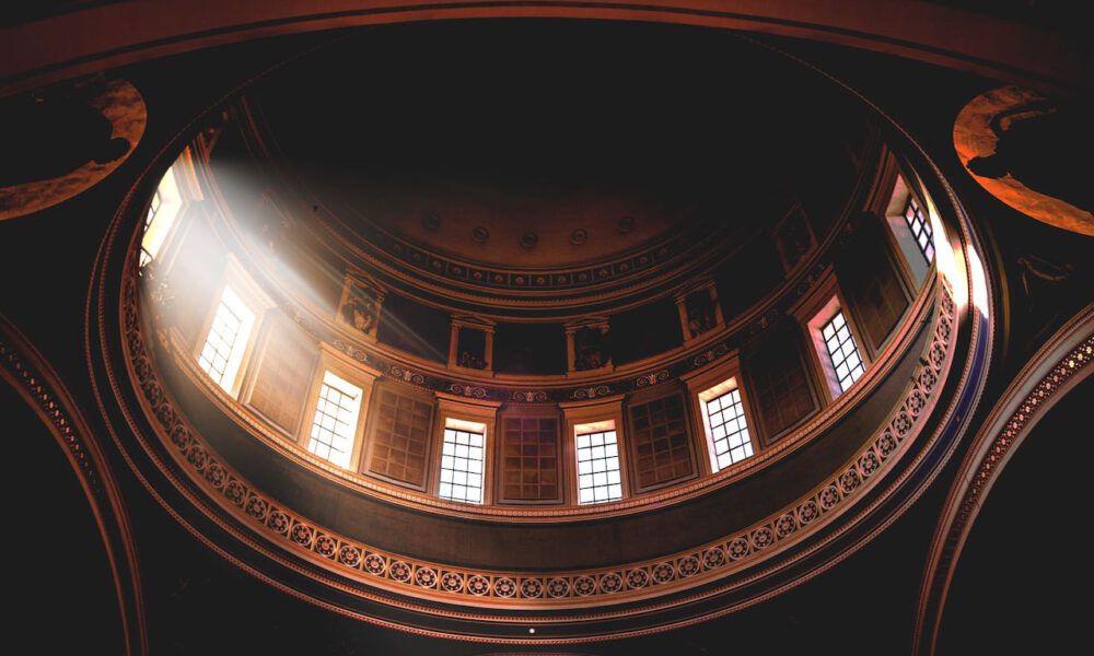 Licht Fällt In Die Kuppel Der Nikolaikirche Potsdam