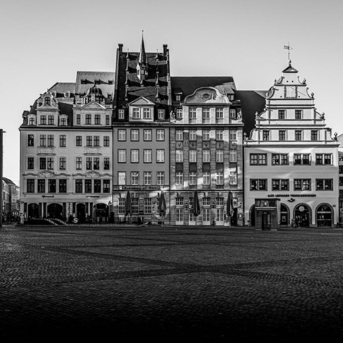 Leipzig während des pandemiebedingten Lockdowns im Frühjahr 2020