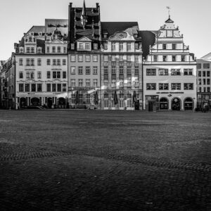 Leipzig während des pandemiebedingten Lockdowns im Frühjahr 2020