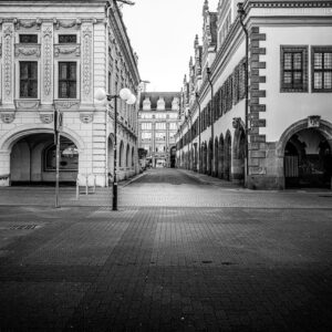 Leipzig während des pandemiebedingten Lockdowns im Frühjahr 2020