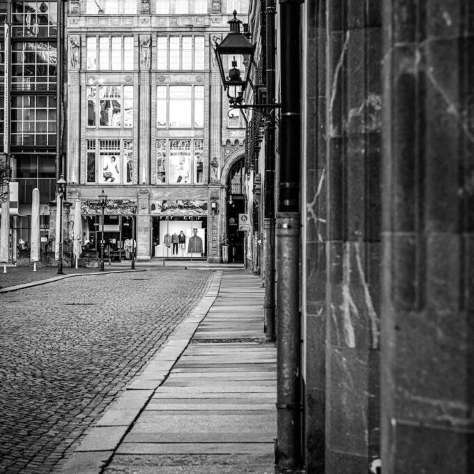 Leipzig während des pandemiebedingten Lockdowns im Frühjahr 2020