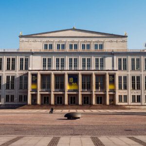 Leipziger Opernhaus im Lockdown (April 2020)