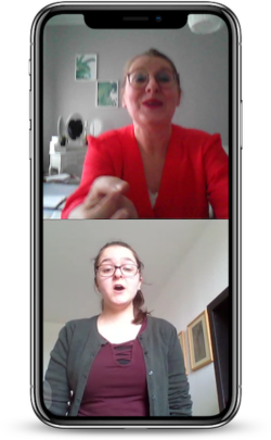 Screenshot: Digitaler Unterricht im Frühjahr 2020