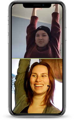 Screenshot: Digitaler Unterricht im Frühjahr 2020