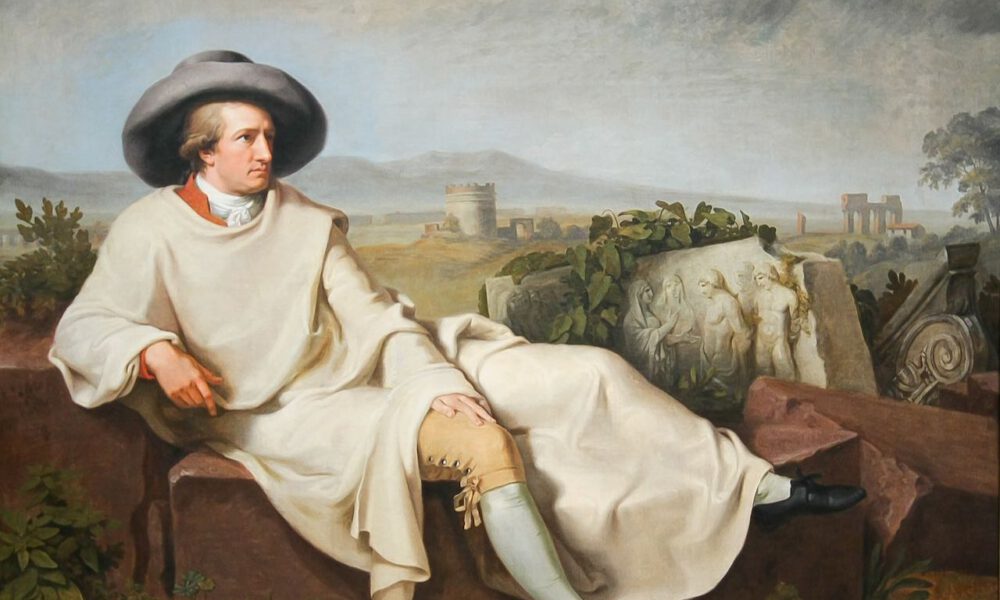 Tischbeins Gemälde "Goethe in der Campagna"